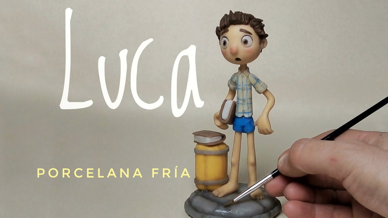 CÓMO HACER a LUCA PAGURO (Disney Pixar) en PORCELANA FRÍA FÁCIL. HOW TO MAKE LUCA IN CLAY