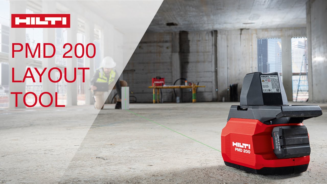 INTRODUCING Hilti PMD 200 interior jobsite layout tool for drywall