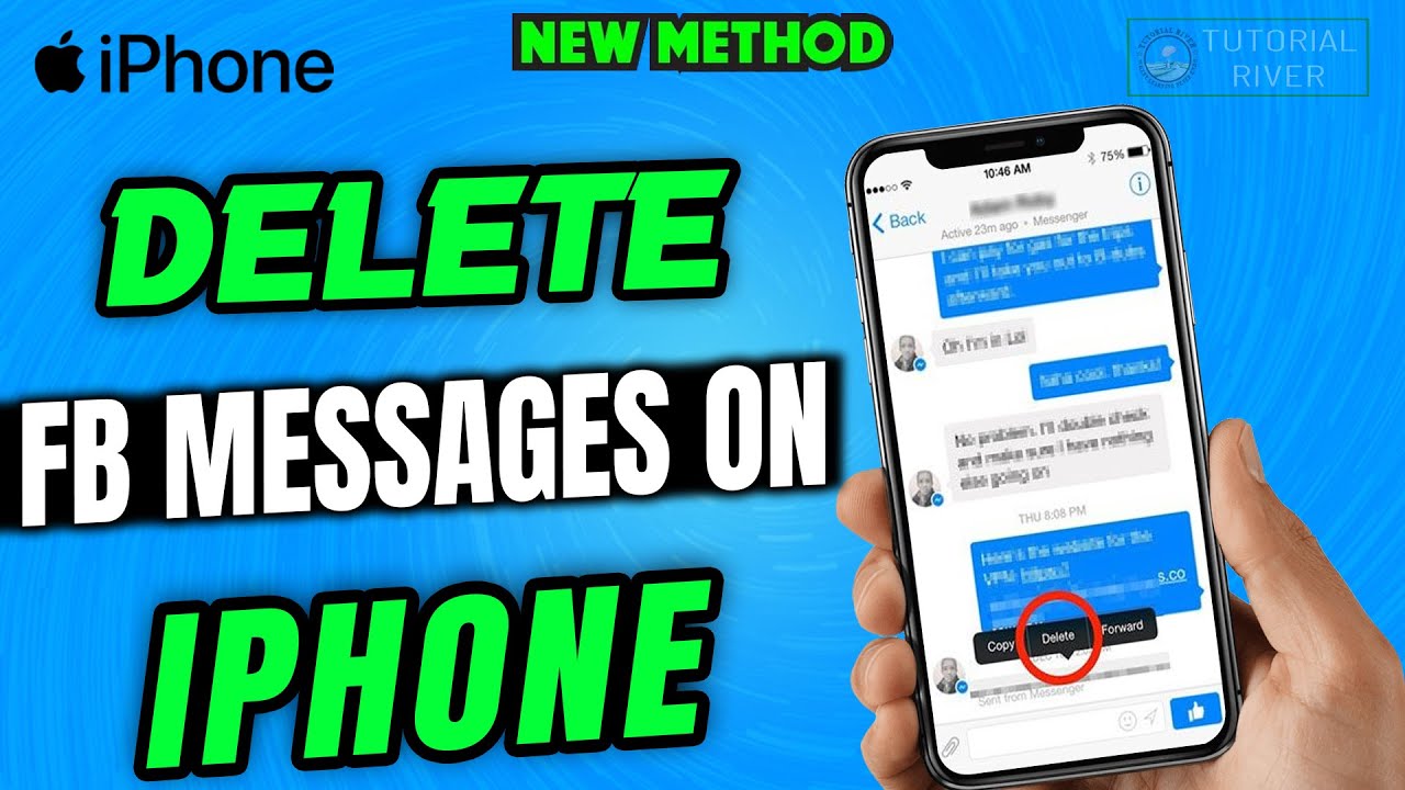 How to Delete Facebook Messages on iPhone ( Any iPhone )