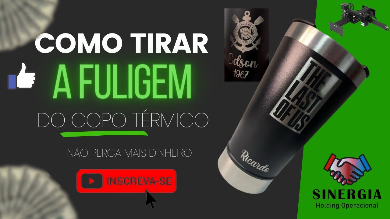 Como Limpar Copo Térmico Após Gravação a Laser: Dicas Para Tirar a Fuligem e Deixar Como Novo