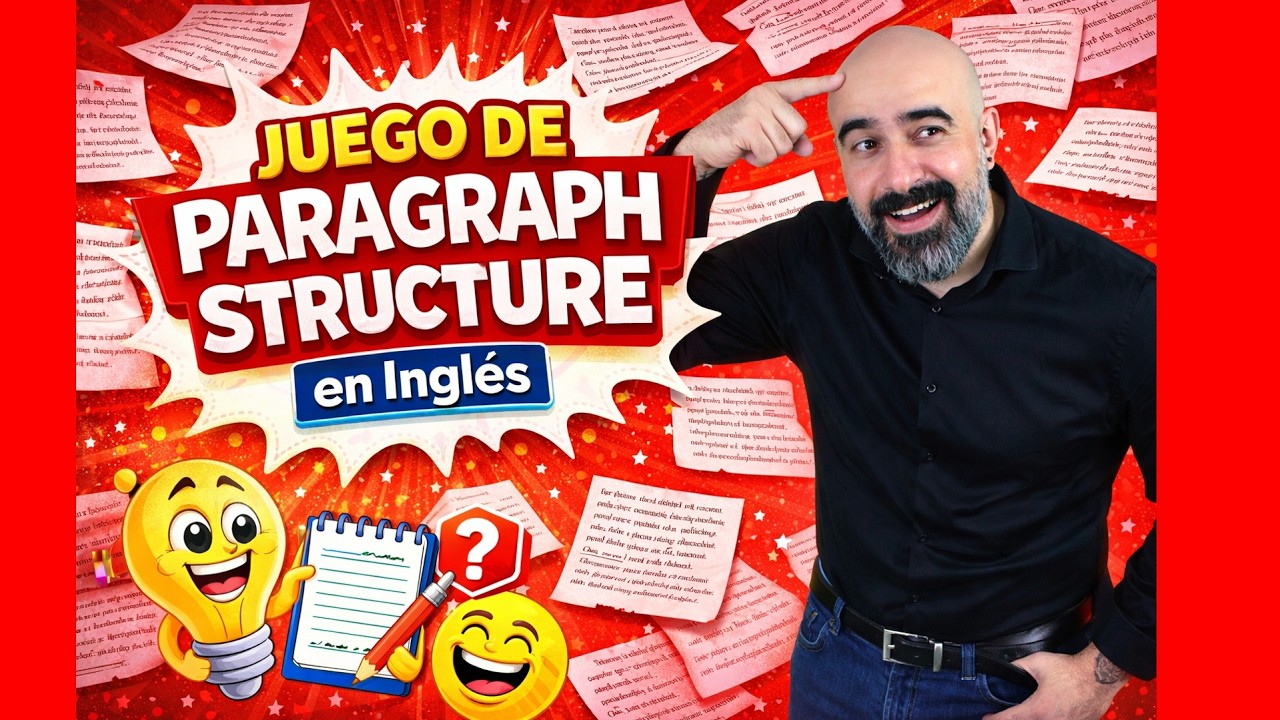 Juego de PARAGRAPH STRUCTURE en Inglés / ¿Serás capaz de organizar este párrafo?
