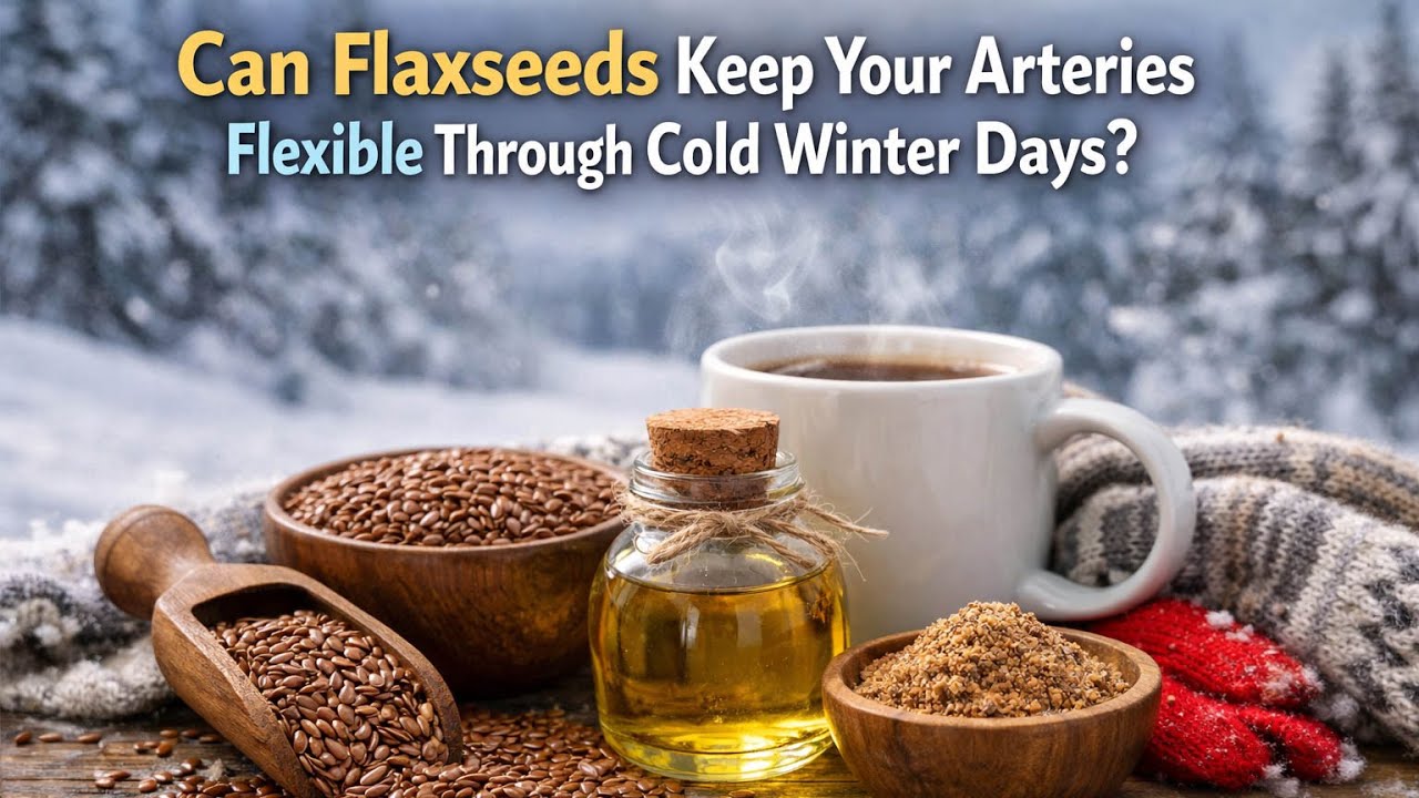 Stiff Arteries in the Cold? Flaxseeds Might Be Your Gentle Fix
