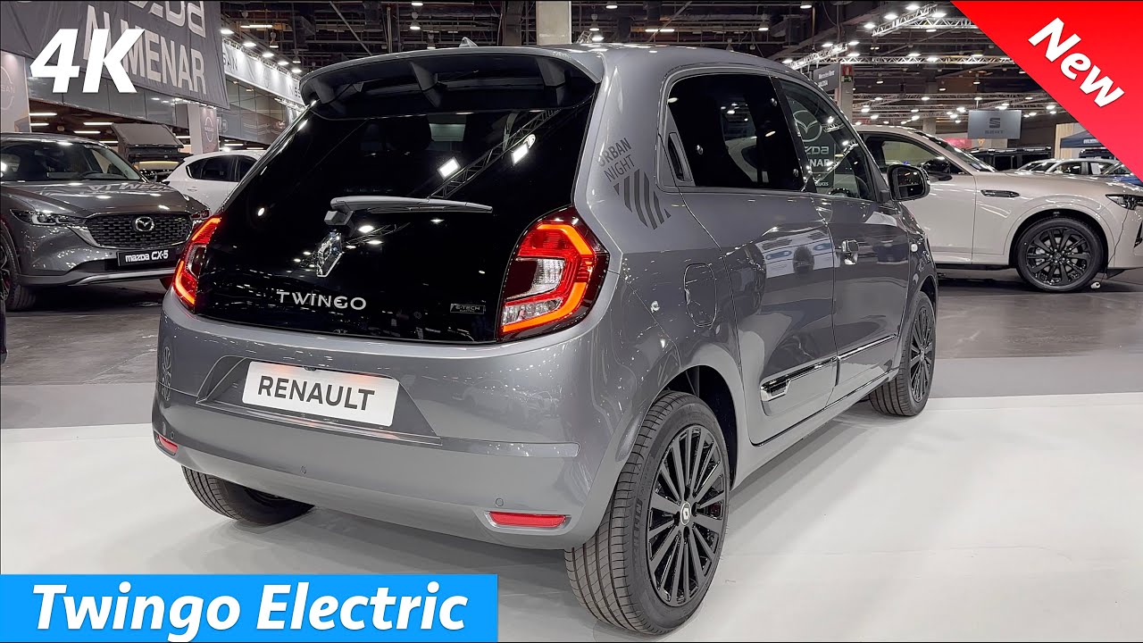 Renault Twingo Electric 2024 - Full Review in 4K | Urban Night (Exterior - Interior)