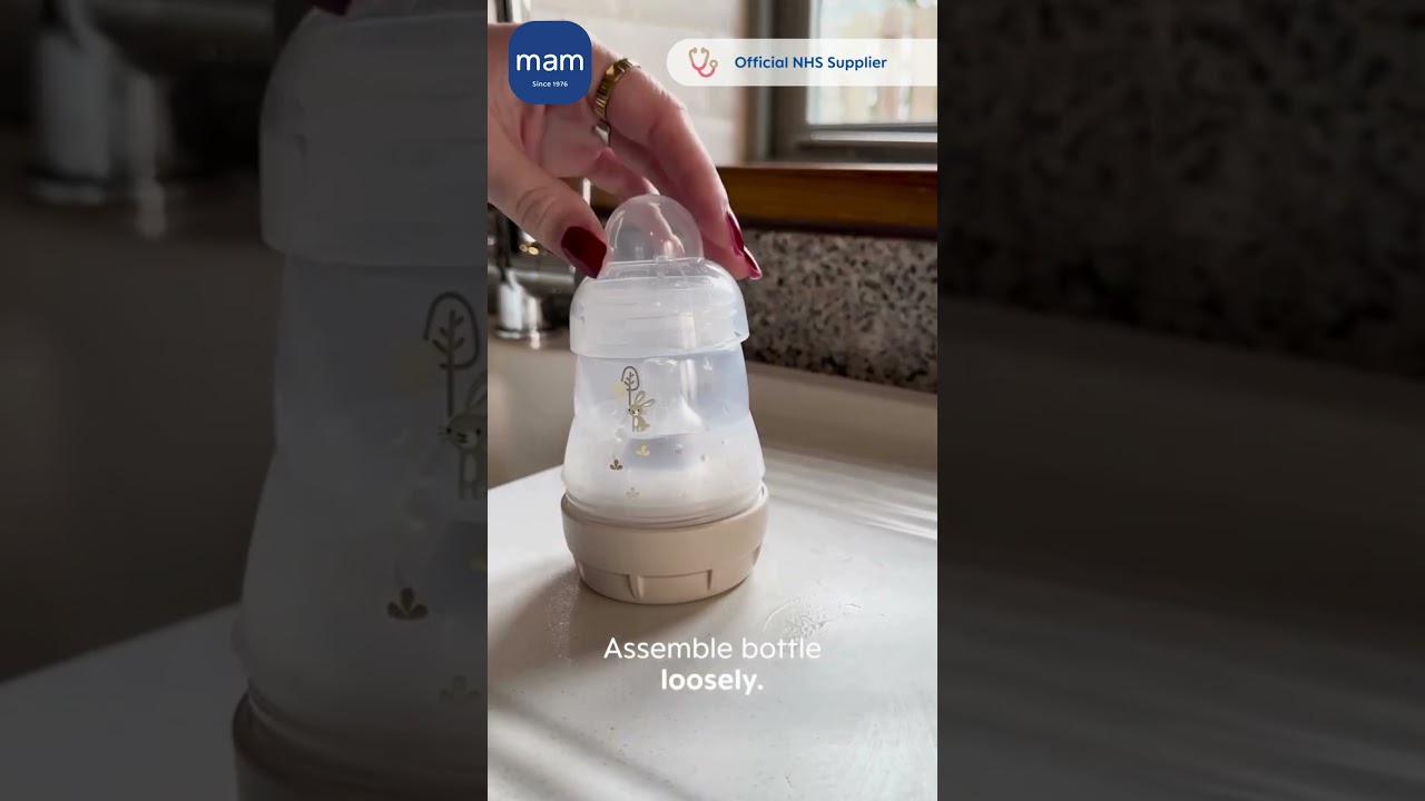 How To Sterilise Your MAM Bottle