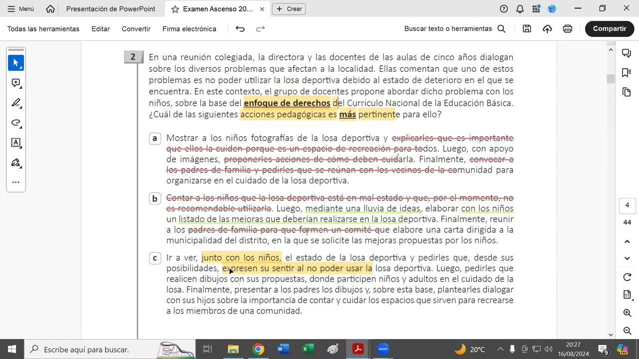 Examen de ascenso Inicial diciembre 2023 1-20