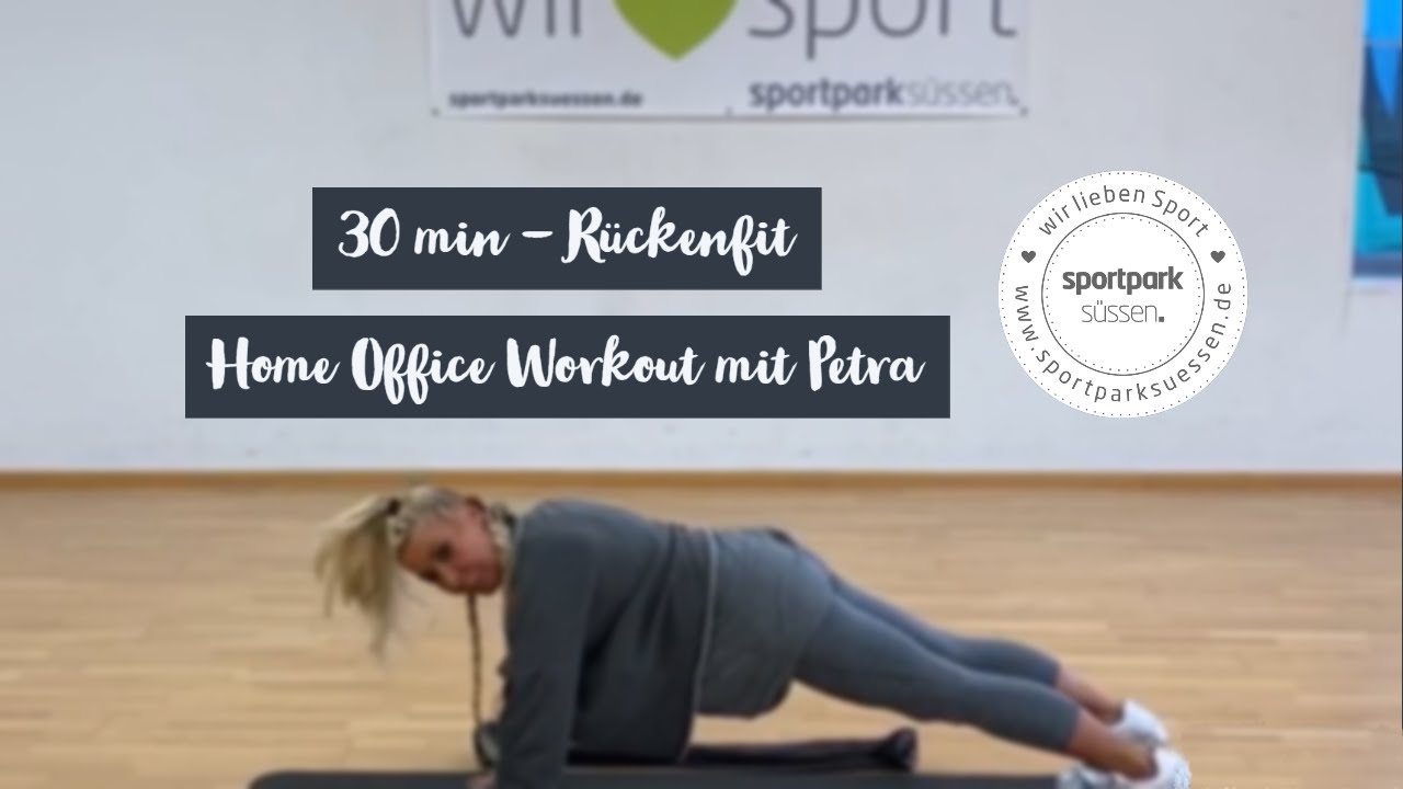 30 Minuten R&uuml;ckenfit mit Petra :) | Sportpark S&uuml;ssen