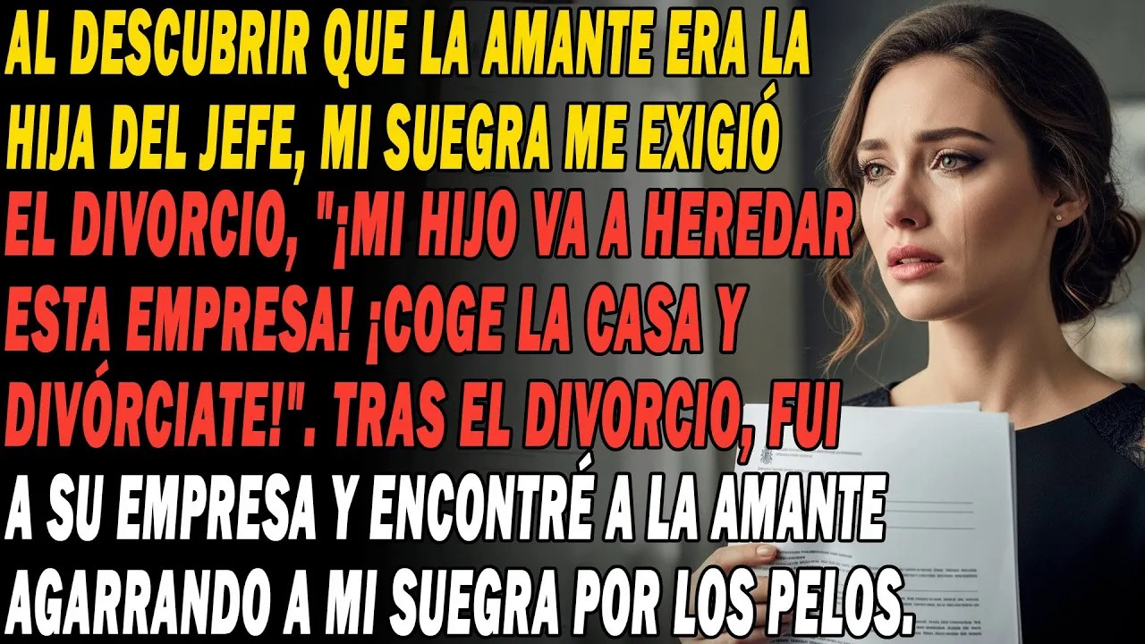 Mi Suegra Me Echó Por La Amante💔,... Hija Del Jefe. Tras Darme La Casa🏠, La Vi Agrediéndola👋.