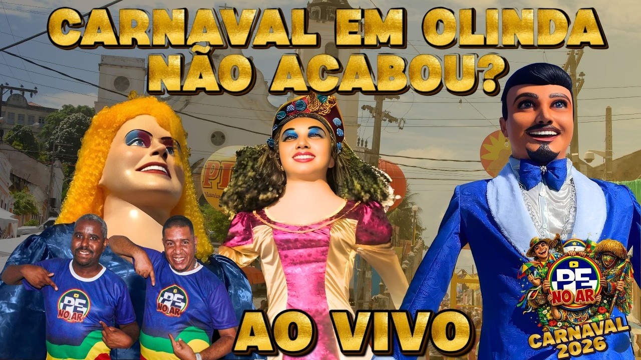 [CARNAVAL 2026] AO VIVO O CARNAVAL NÃO ACABA! GIGANTES CHARMOSA, INVEJADO E LINDONA INVADEM O AMPARO