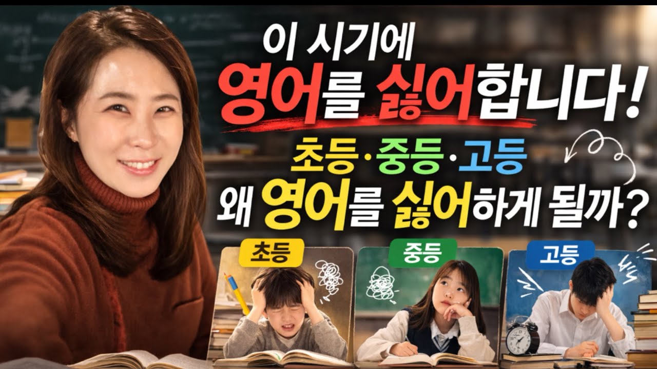 영어 싫어하는 아이, 부모님들이 놓치고 있는 것들!