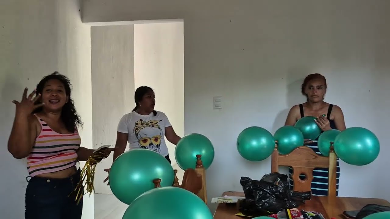 Empezaron adornar para el cumpleaños de MAYCOL 
