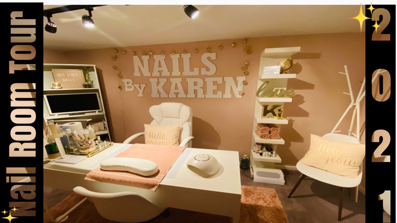2021 NAIL ROOM TOUR 💞| KAREN AZU