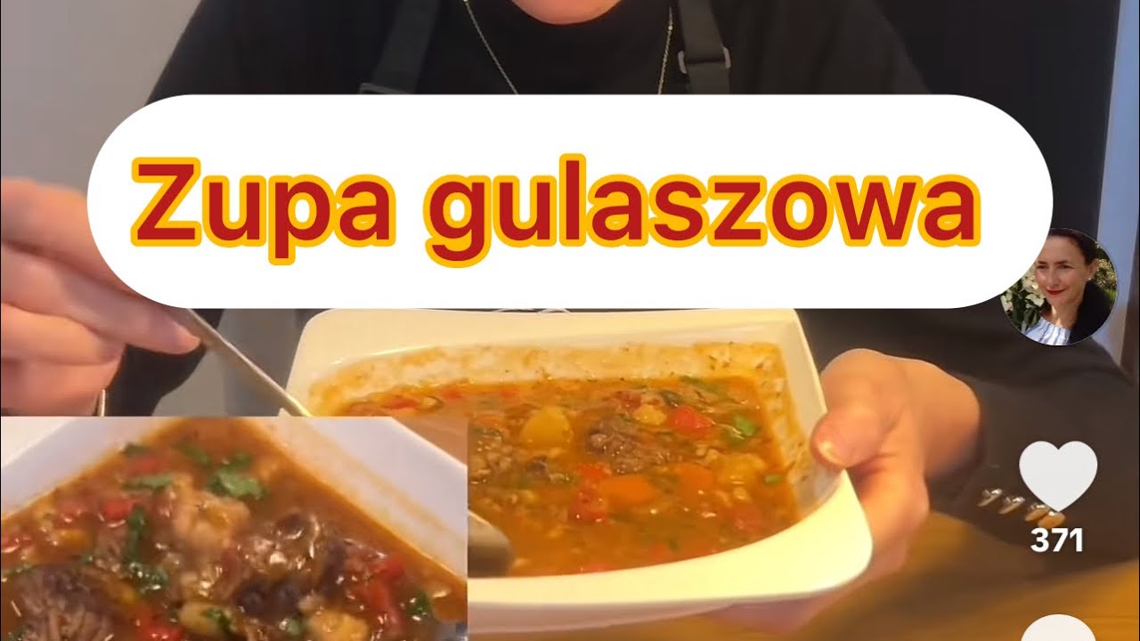 Gulaszowa zupa z zacierkami smakuje obłędnie 