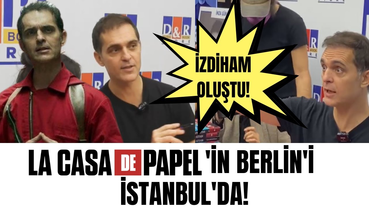 La Casa De Papel'in Berlin'i Pedro Alonso İstanbul'a geldi! | Sevenleri uzun kuyruklar oluşturdu