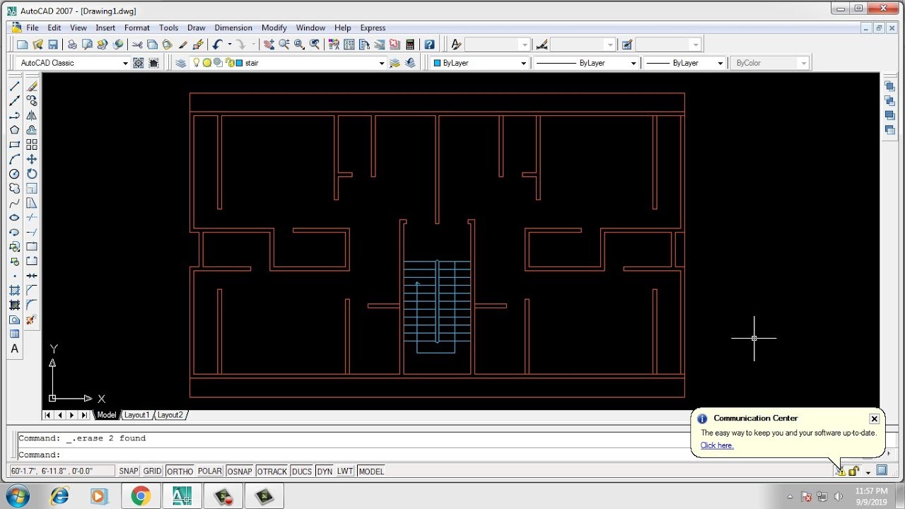 Autocad 2007 floor plan tutorial bangla