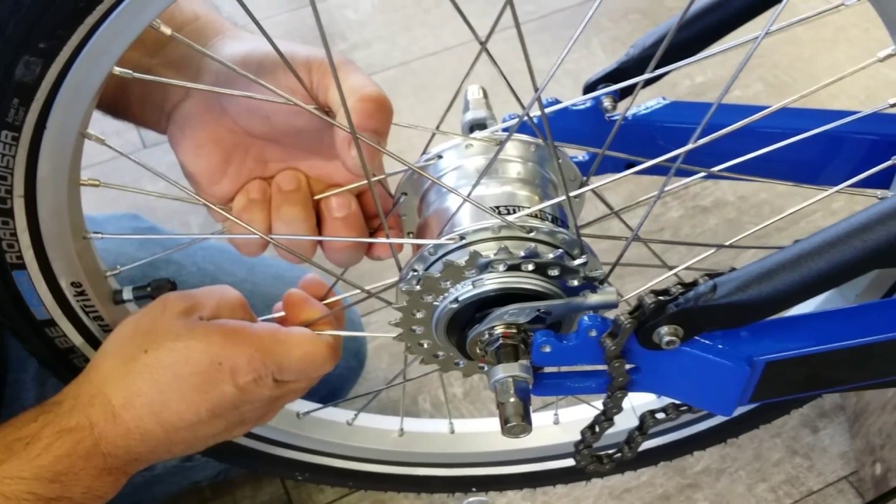 HOW TO REMOVE A REAR WHEEL ON A TERRATRIKE ROVER INTERNAL 8 - LAID BACK CYCLES