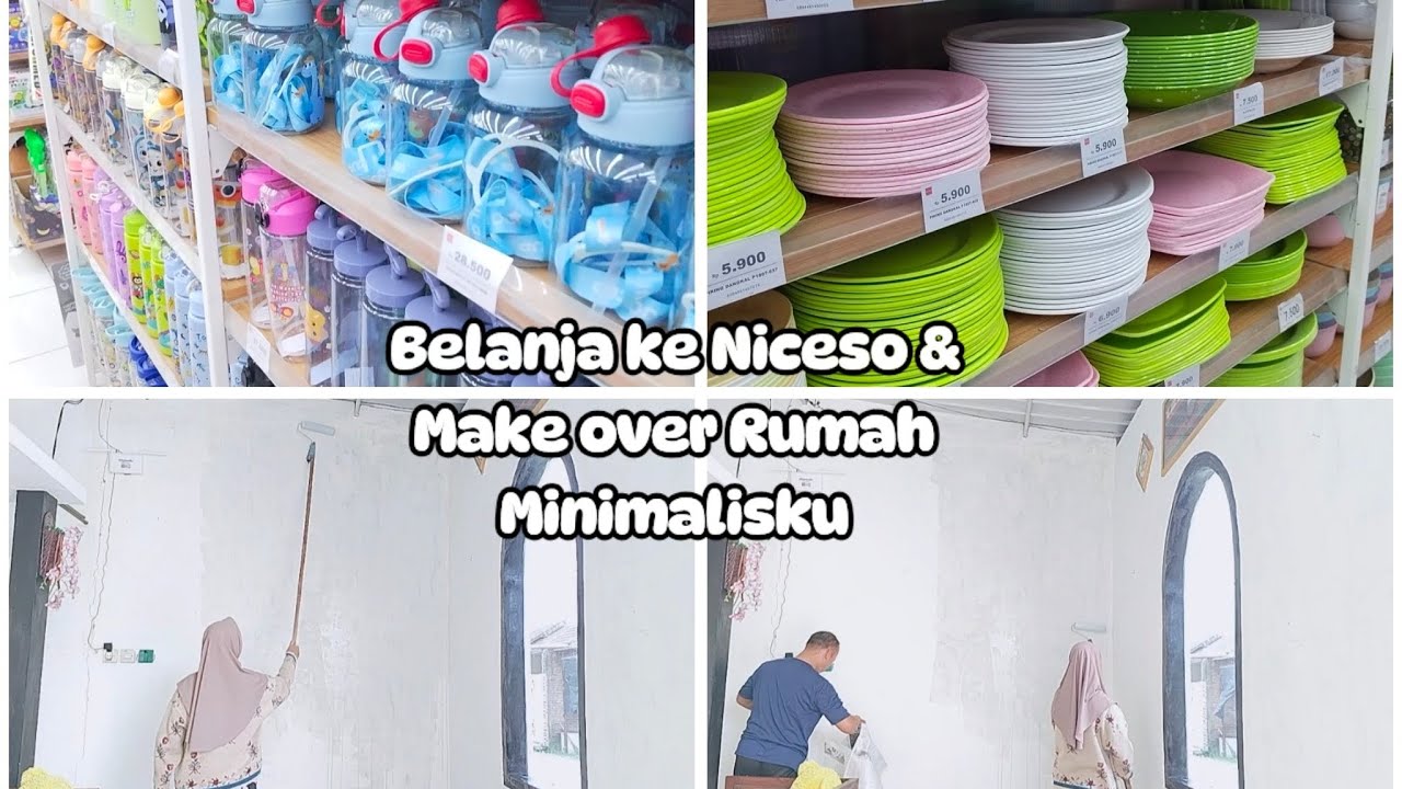 Kegiatan IRT ||Belanja ke Niceso & Make Over Rumah Minimalisku