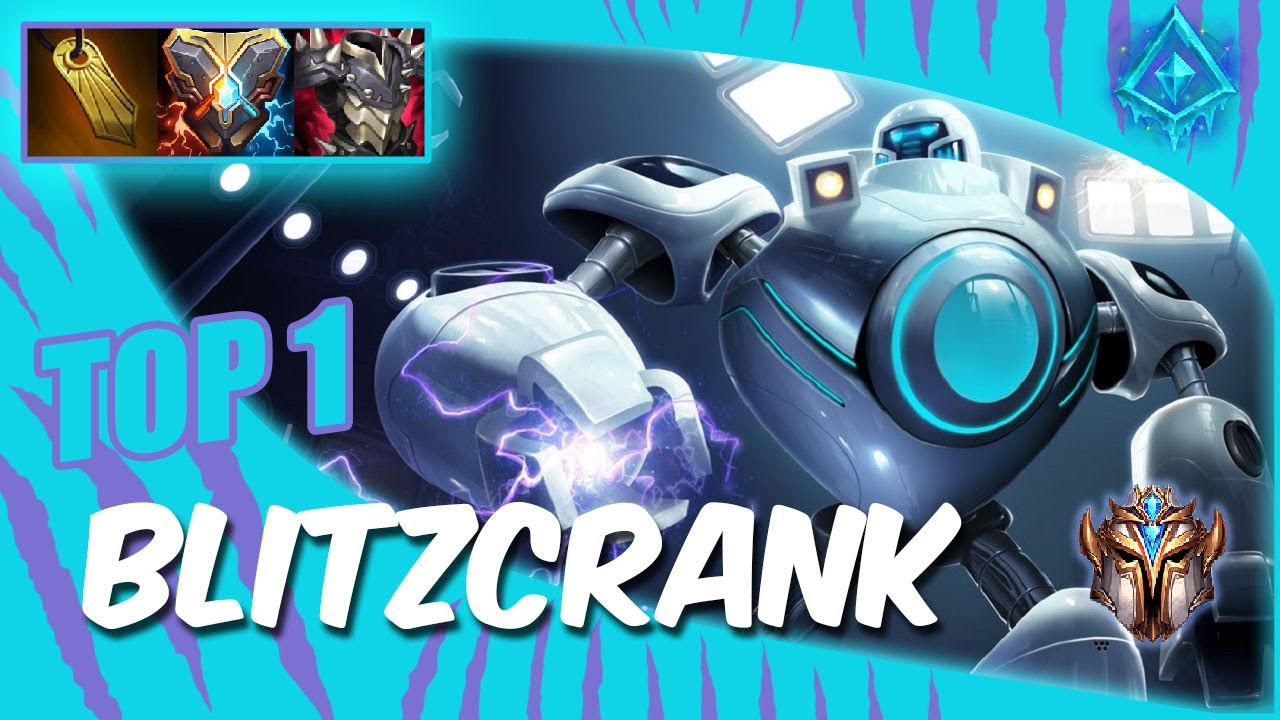 [Wild Rift] BLITZCRANK TOP 1 - S10 RUSH Challenger ranked game + build