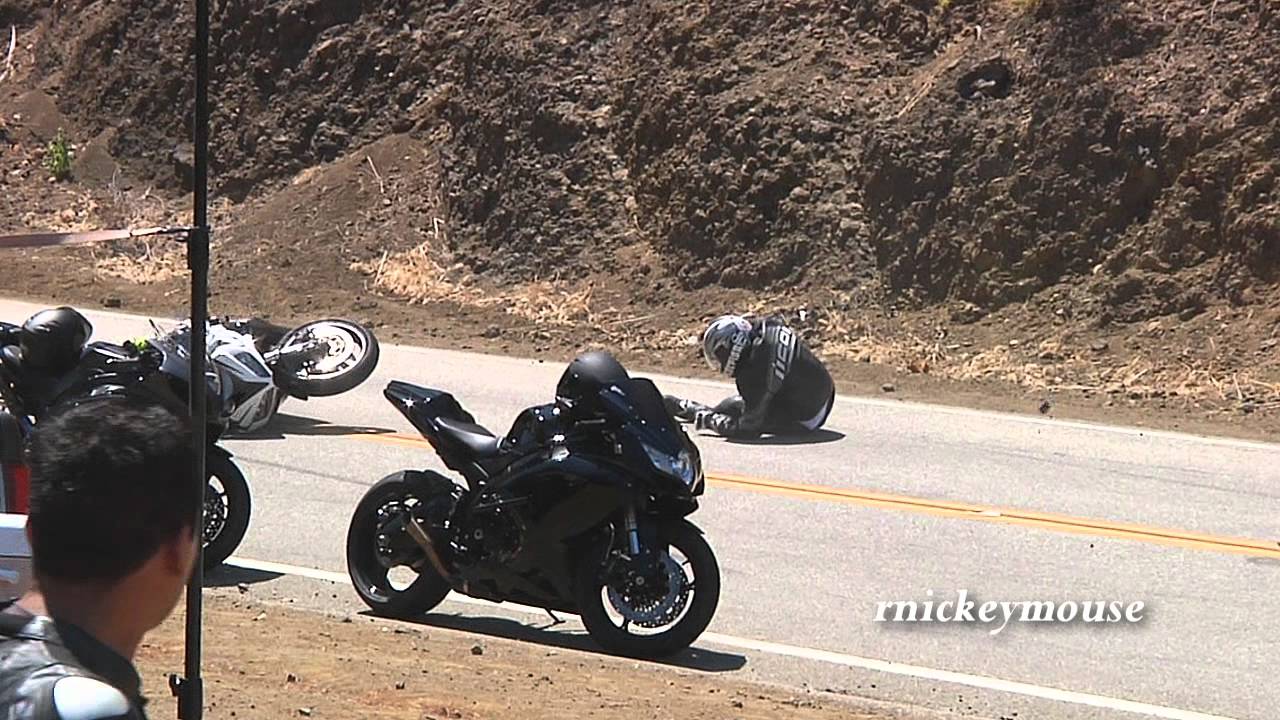 CBR1000 Highside Crash