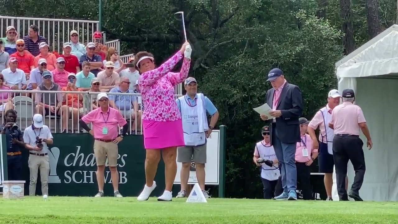Nancy Lopez Golf Swing At 67 Years Of Age