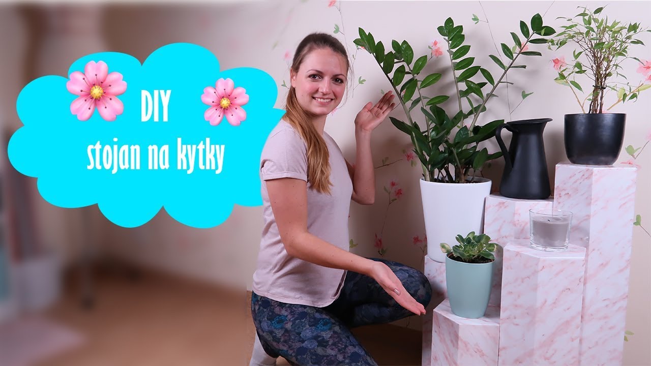 Vyrob si vlastní stojan na kytky | Vyrábění | DIY