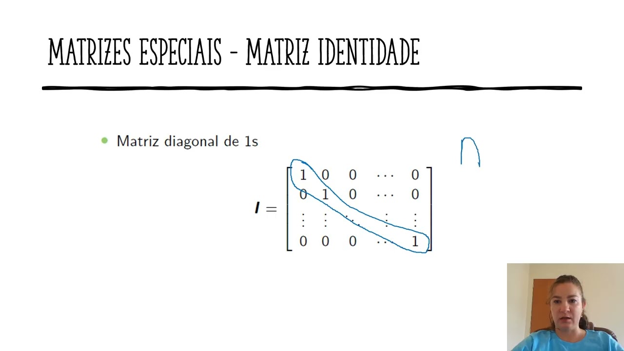 Álgebra Linear - Parte 4 - Matrizes especiais