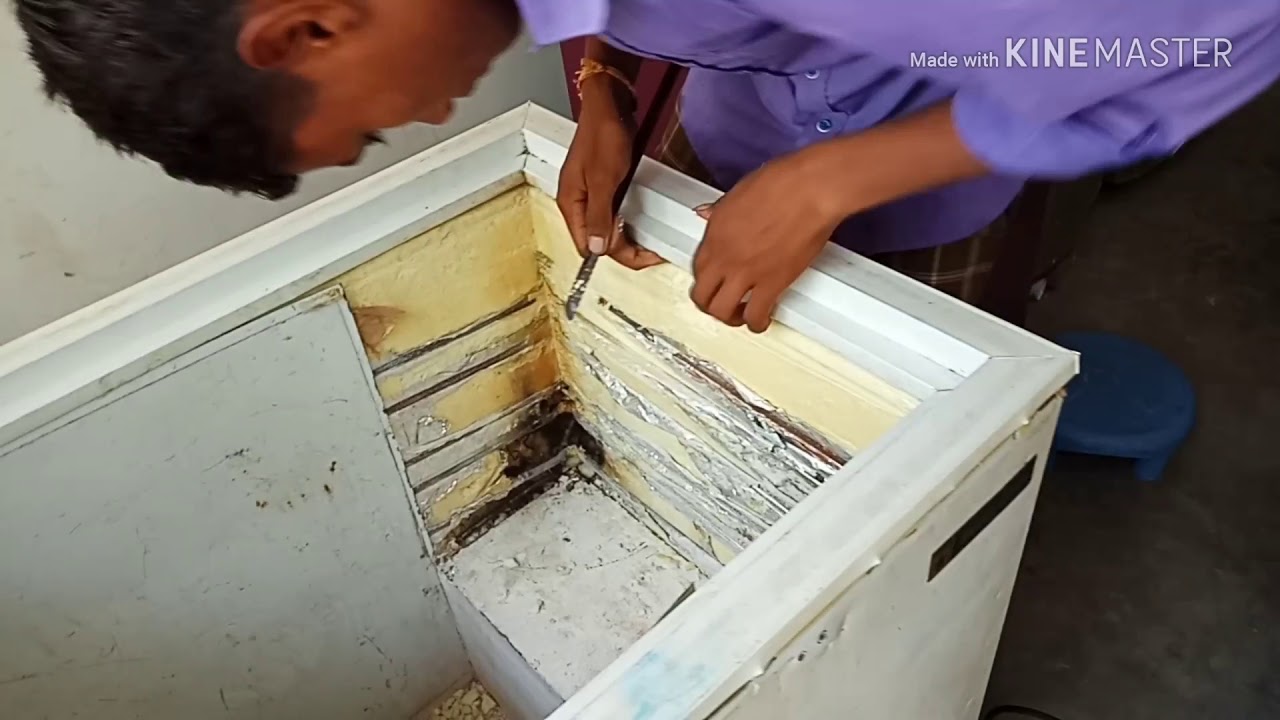 Deep freezer internal leakage repair part 2