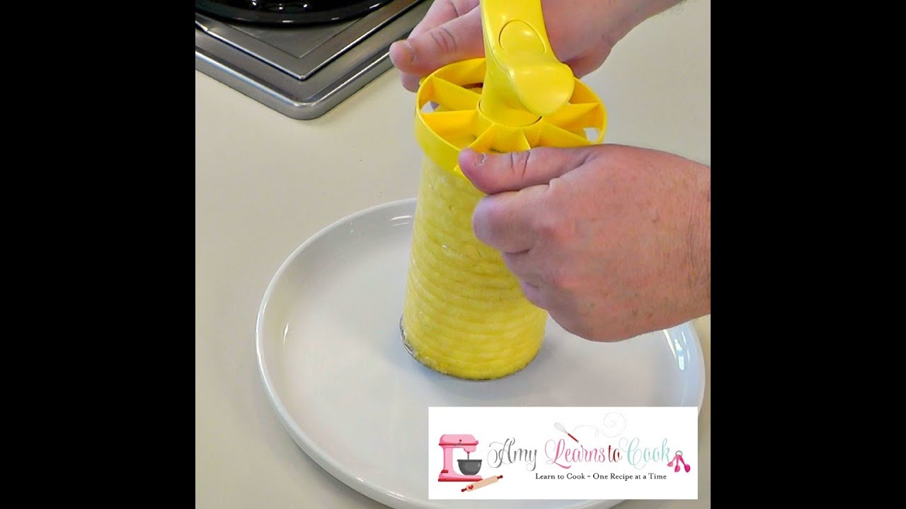 Pineapple Corer, Slicer, and Dicer ~ Test and Review ~ Amy Learns to Cook