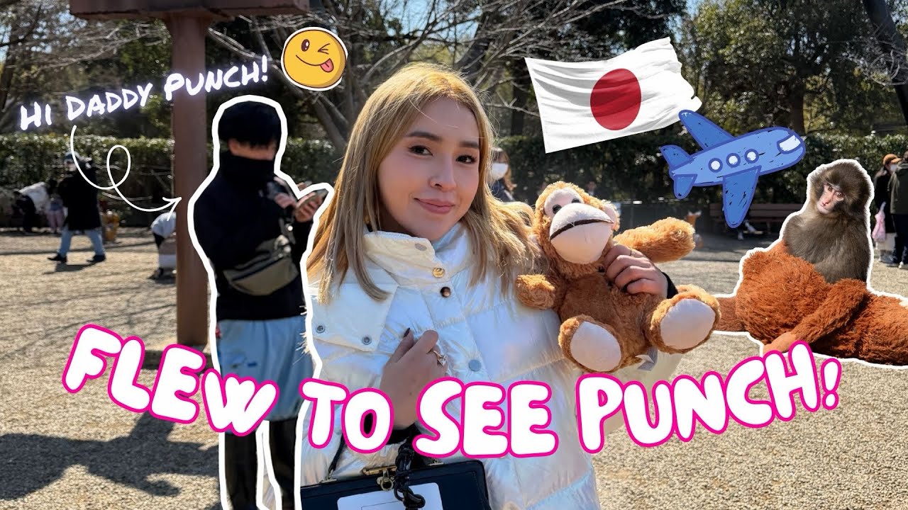 PINUNTAHAN KO SI PUNCH AT TATAY NIYA 🇯🇵🐒✈️