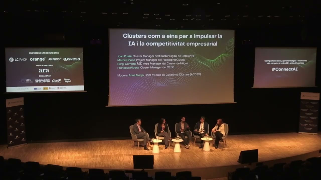 ConnectAI Industry Congress 2026: Clústers com a eina per a impulsar la IA i la competitivitat