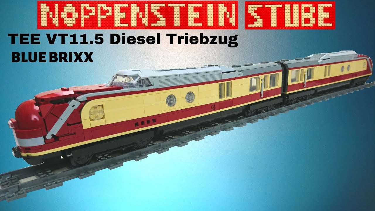 BlueBrixx TEE VT 11.5 Diesel Triebzug | Trans Europa Express | Bauen | Review | Testfahrt |