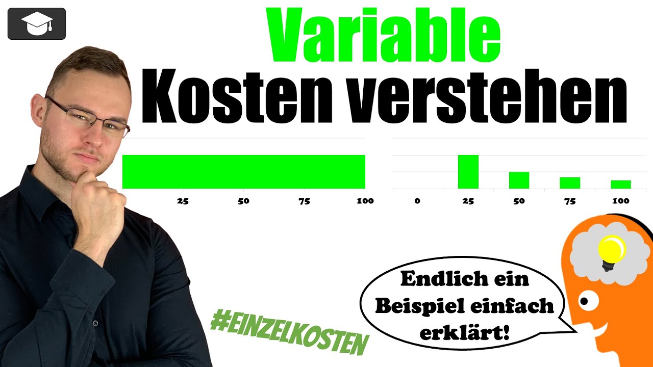 Variable Kosten einfach erkl&auml;rt mit Beispielen und Verlauf