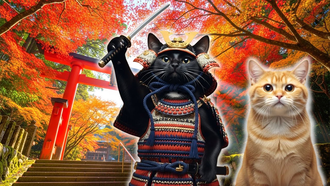 岐阜でまさかの光景！？黒猫ジジとジンジャーの可愛さに誰もが驚いた🐾✨