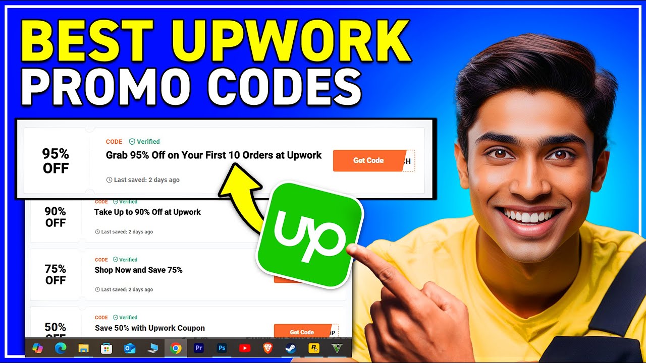 Получите БЕСПЛАТНЫЕ промокоды Upwork прямо сейчас | Промокоды Upwork (2025)