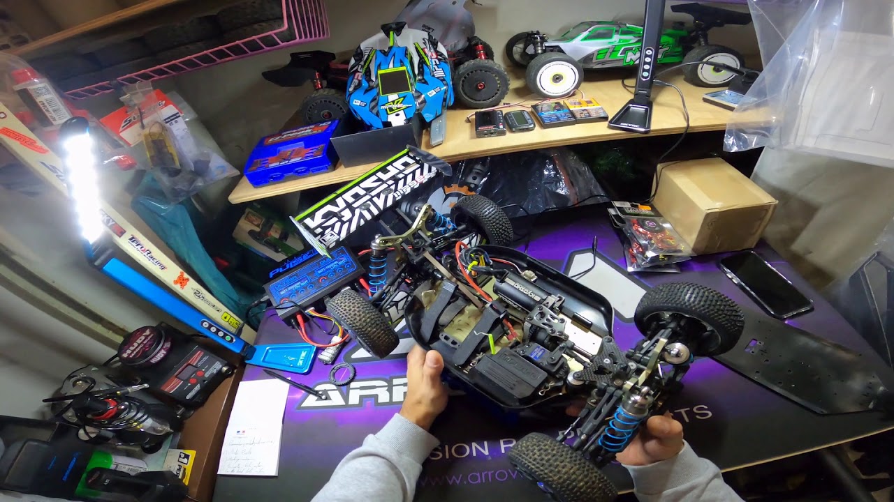 Pr&eacute;sentation du kyosho mp9e evo pr&eacute;pa rc mumuse garage