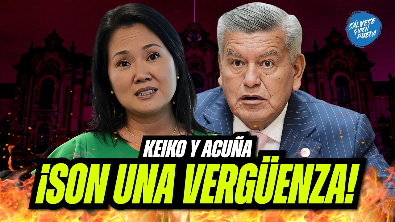¡EL COLMO! KEIKO DEFIENDE A CANDIDATOS CONDENADOS #salvesequienpueda