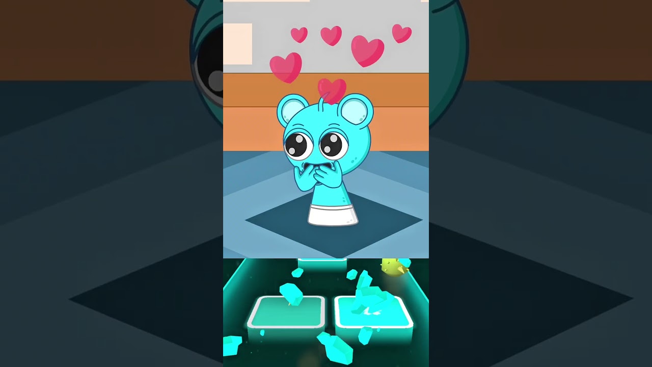 🍼😱 Don&rsquo;t give milk to Baby Sky! | Funny Sprunki Animation | Tiles Hop Style #shorts