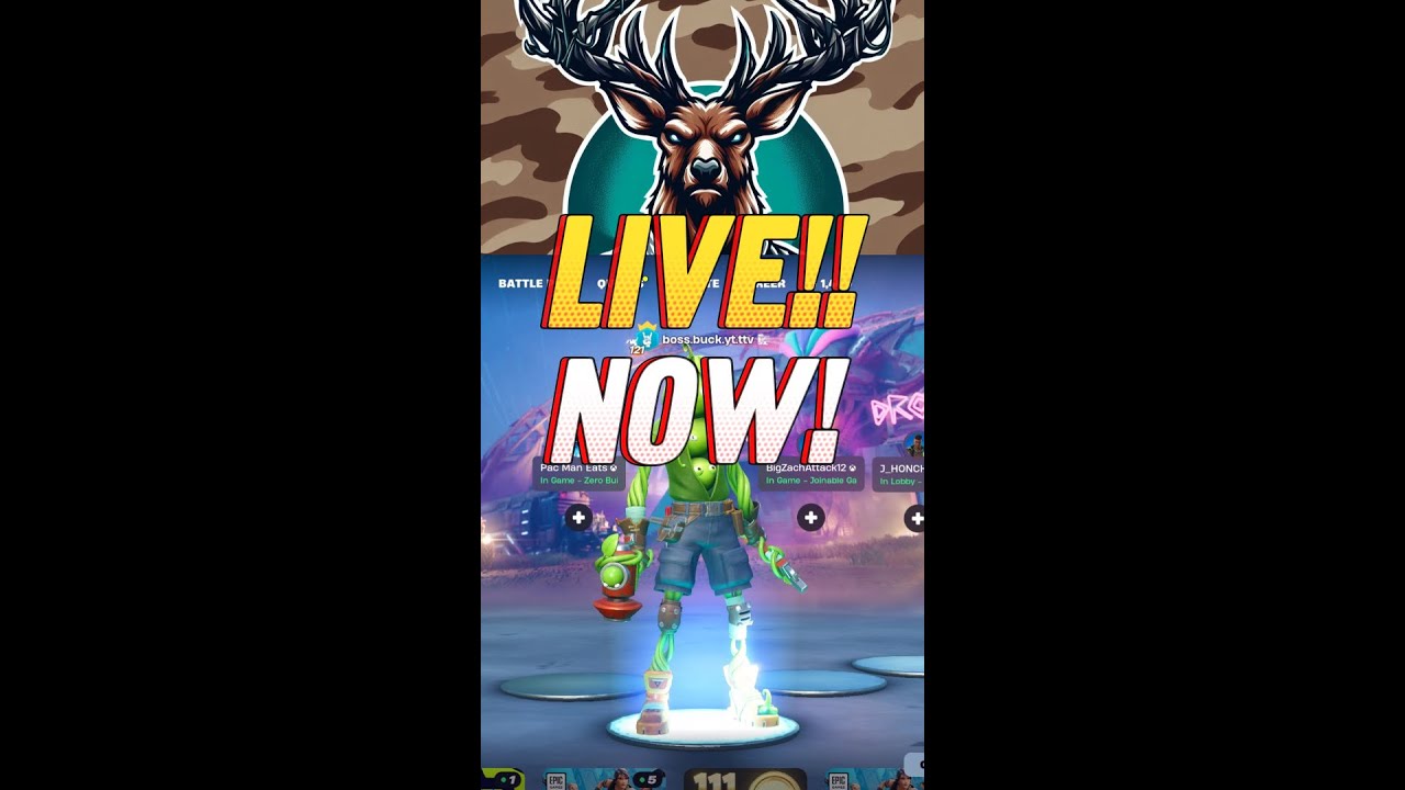 🔴😎🦌 UNC IS COOKIN LIVE! FORTNITE!  #fortnite #shorts