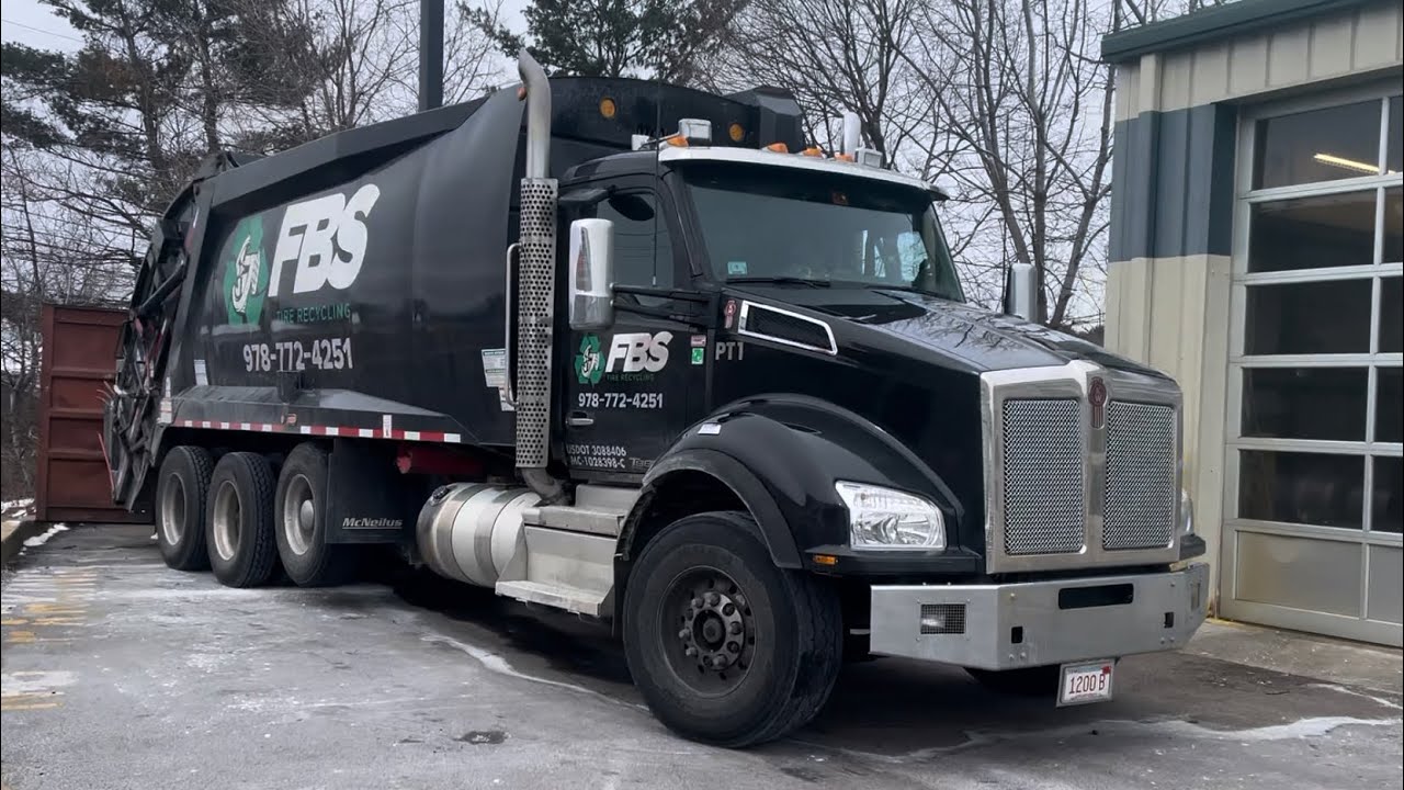 FBS Tire Recycling PT1~ Kenworth T880 McNeilus Rear Loader