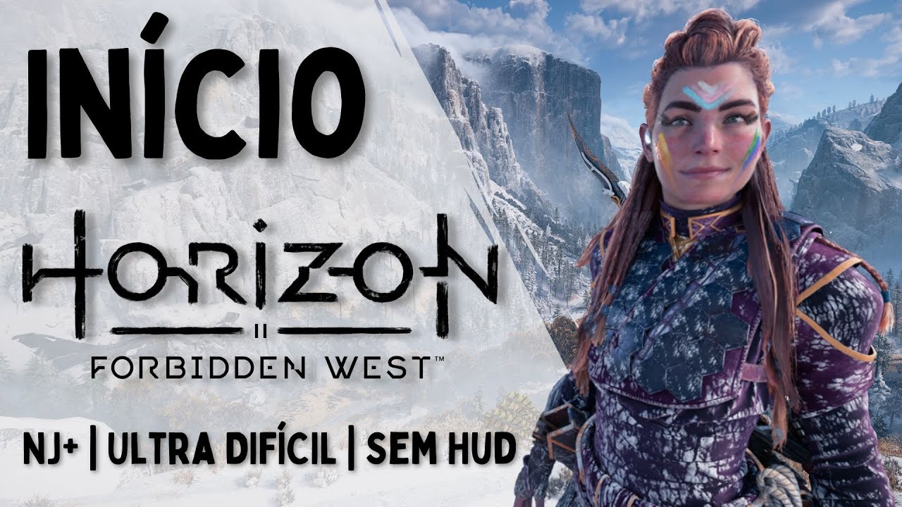 Horizon Forbidden West - NJ+ UD Sem Hud - Parte 1 - Prólogo e Minéria - Ao Vivo