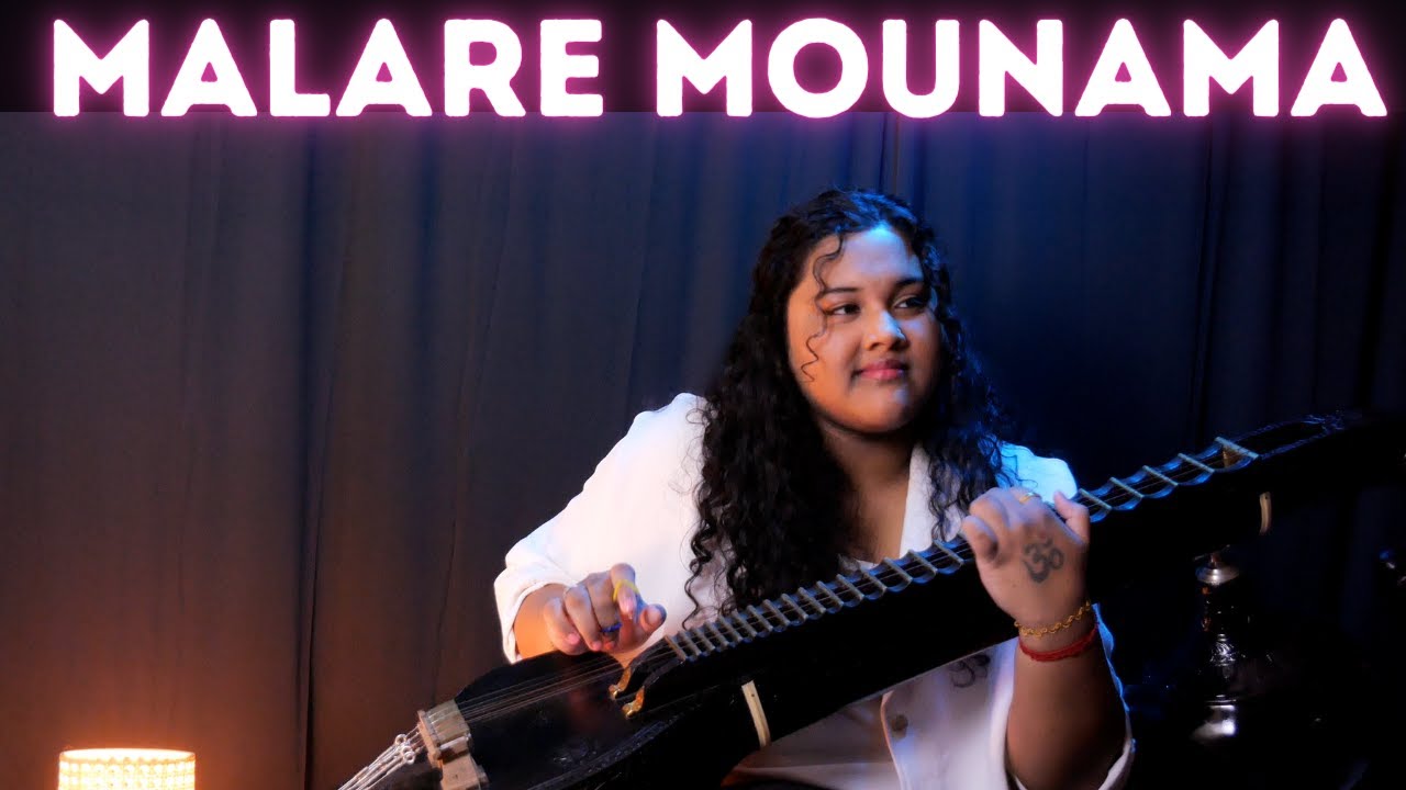 Malare Mounama | Veena cover | Karna | Vidyasagar | Veena Priyah | Arjun, Ranjitha