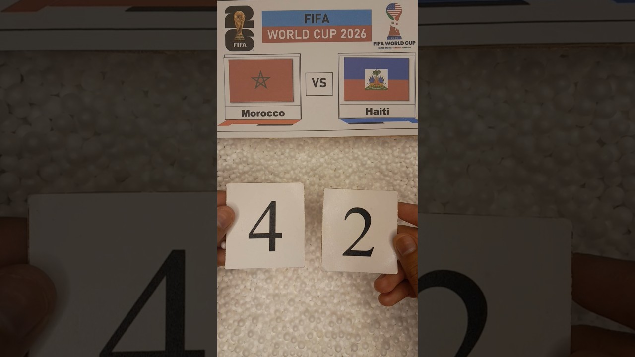 Morocco vs Haiti Fulltime (4-2) #morocco #haiti #worldcup2026