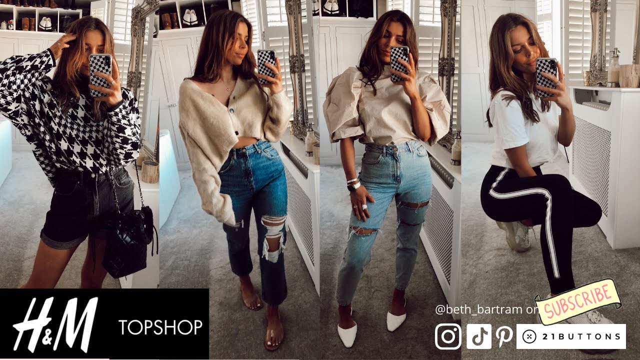 HUGE TOPSHOP , H&M CLOTHING HAUL | spring 2020 | Discount