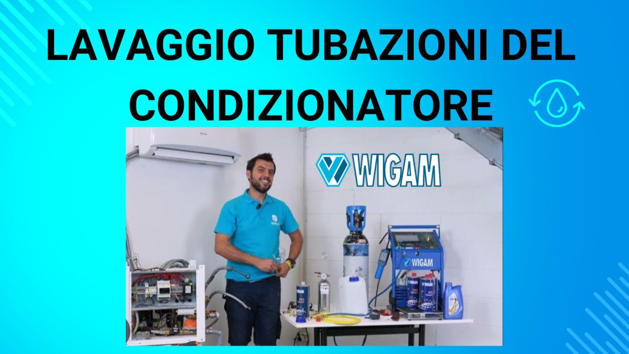 LAVAGGIO TUBAZIONI DEL CONDIZIONATORE