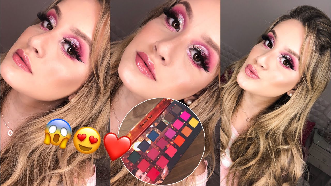 MAQUIAGEM COM PALETA DA LUDURANA