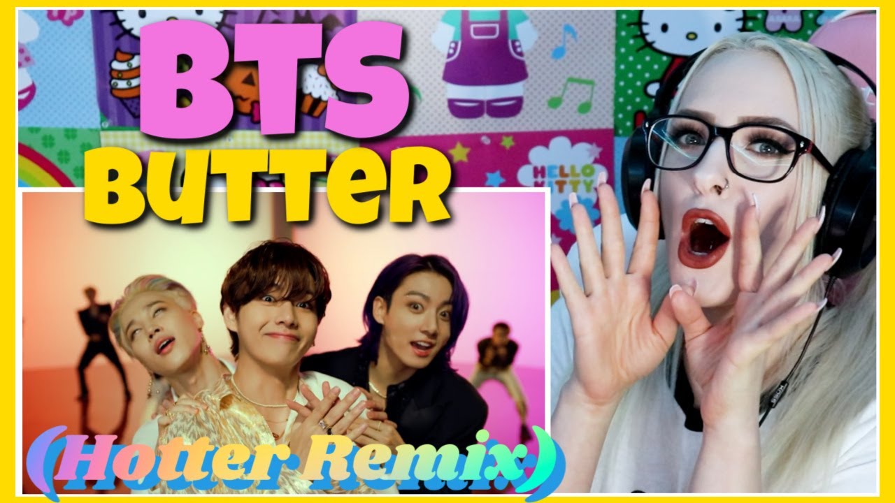 BTS (방탄소년단) 'Butter' Official MV (Hotter Remix) REACTION!