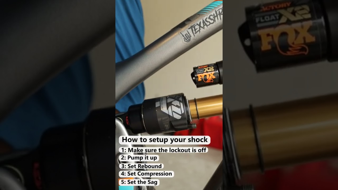 Mountain bike shock setup! Suspension setup is key!