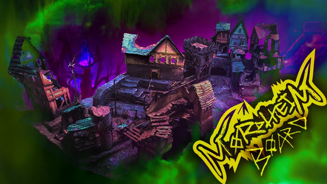 Let's Renovate my Mordheim Terrain Board - Warhammer Fantasy - Free Template for Everyone