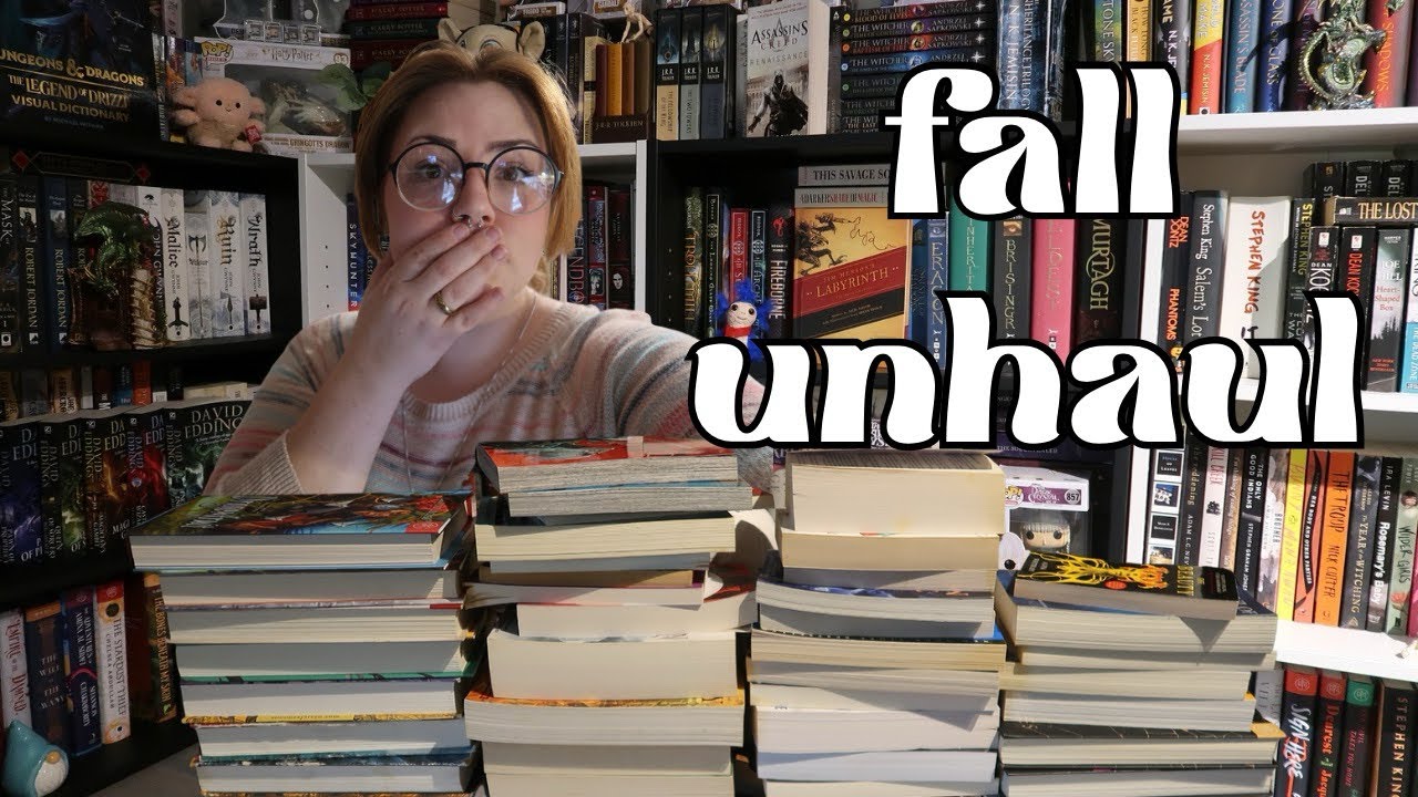 goodbye books, hello shelf space…well maybe😅| fall unhaul🍁