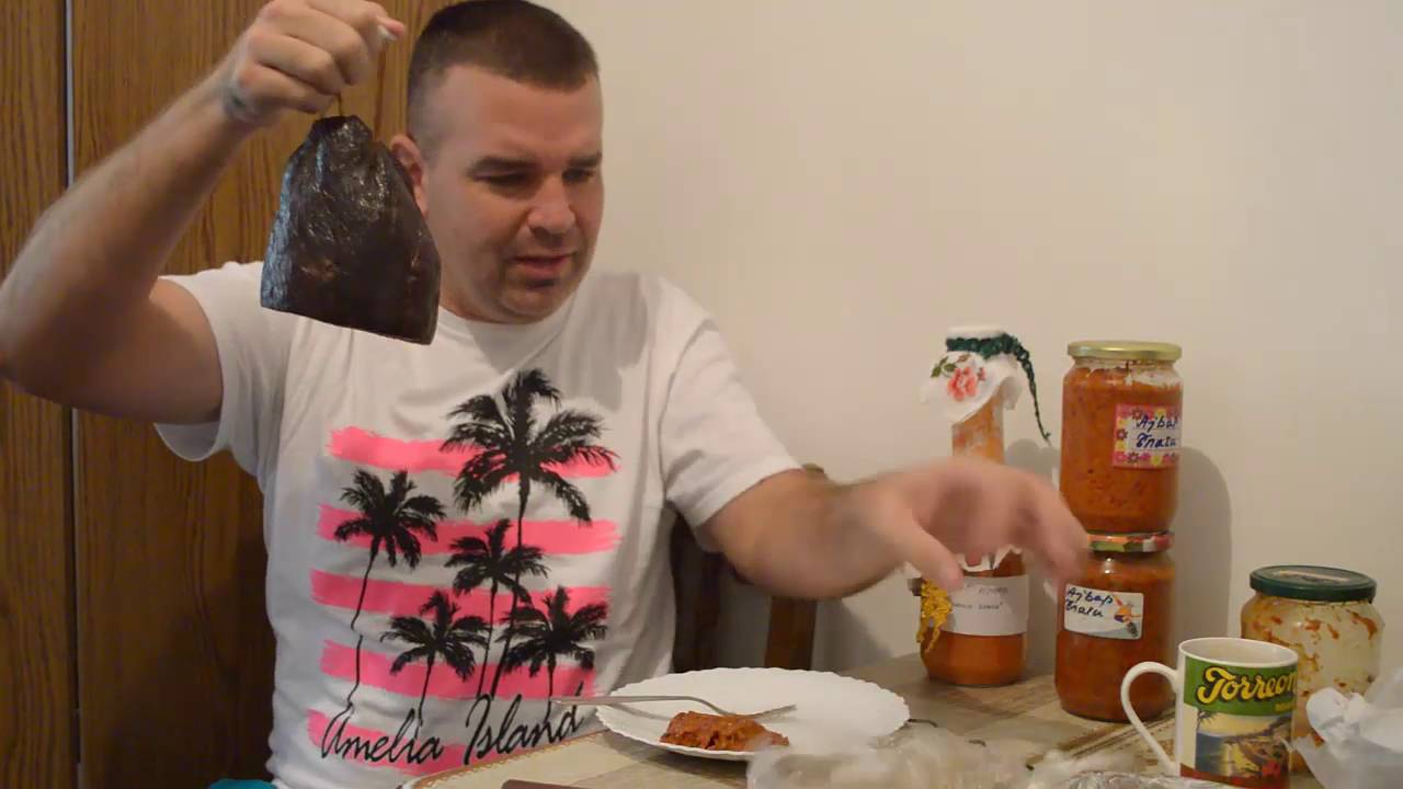 My Serbian Breakfast of Prsuta, Ajvar I Pumpkin Bars