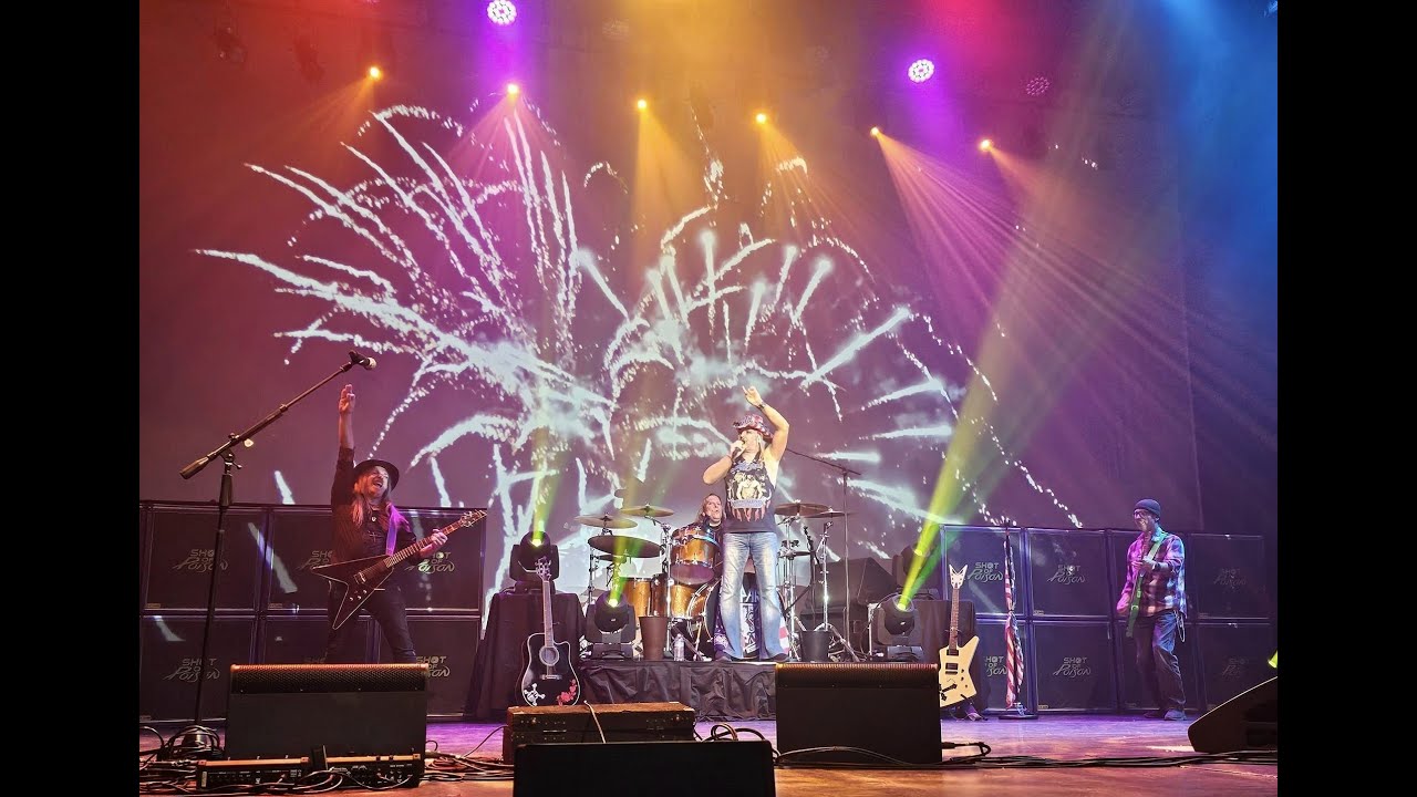 Six minutes of Shot of Poison tribute live at Stadium Theatre, Woonsocket RI